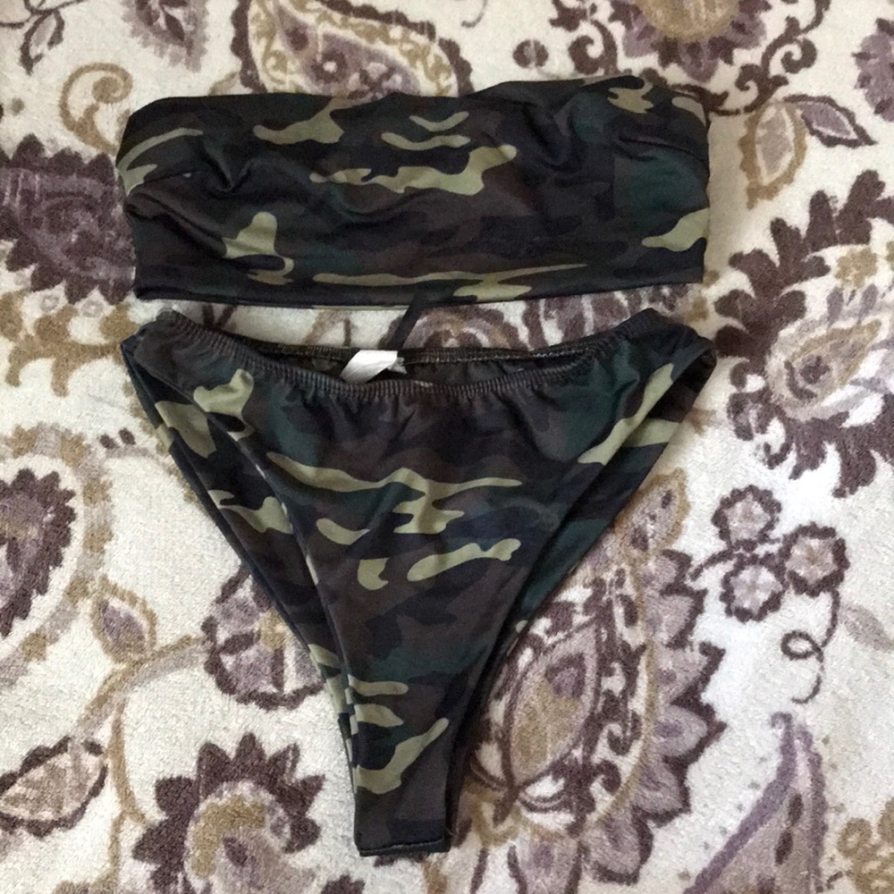 Camo Bikin Swim Suit